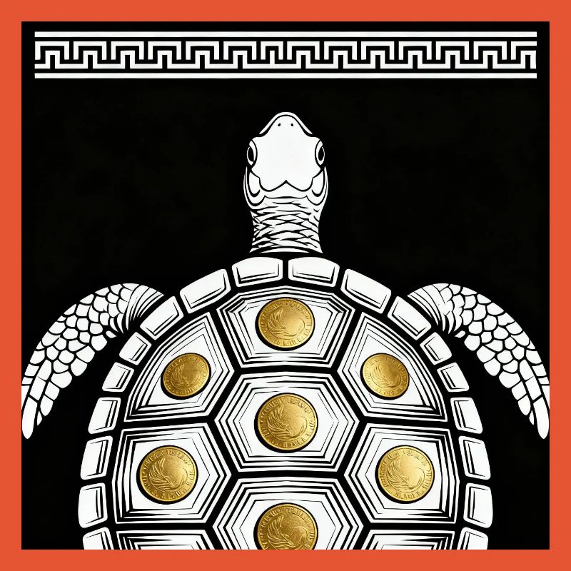 Turtle Coin Plate