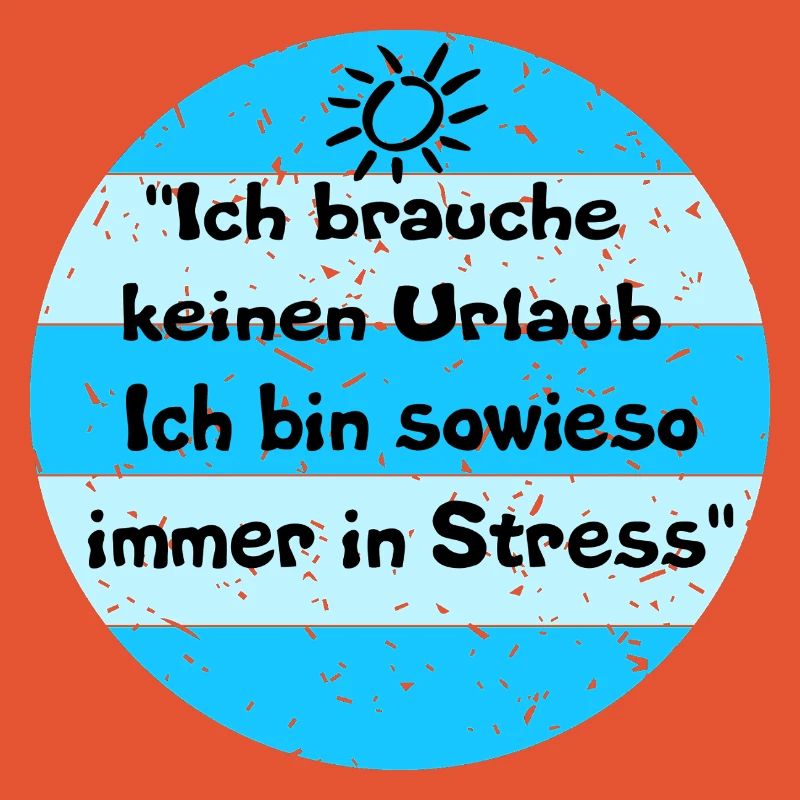 I don't need a vacation – stress look
