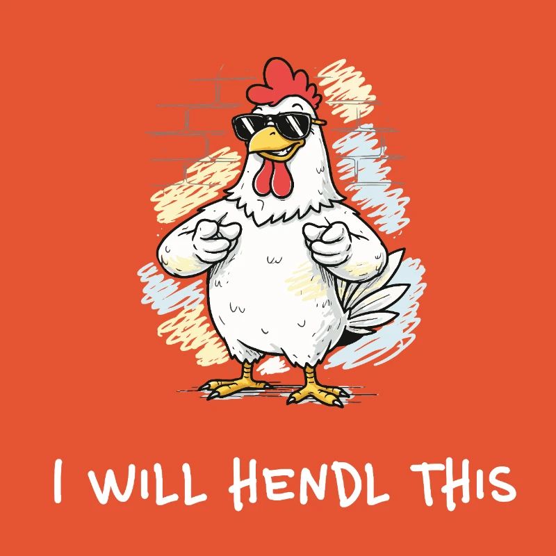 I Will Hendl This – Lustiger Spruch mit Hühnern