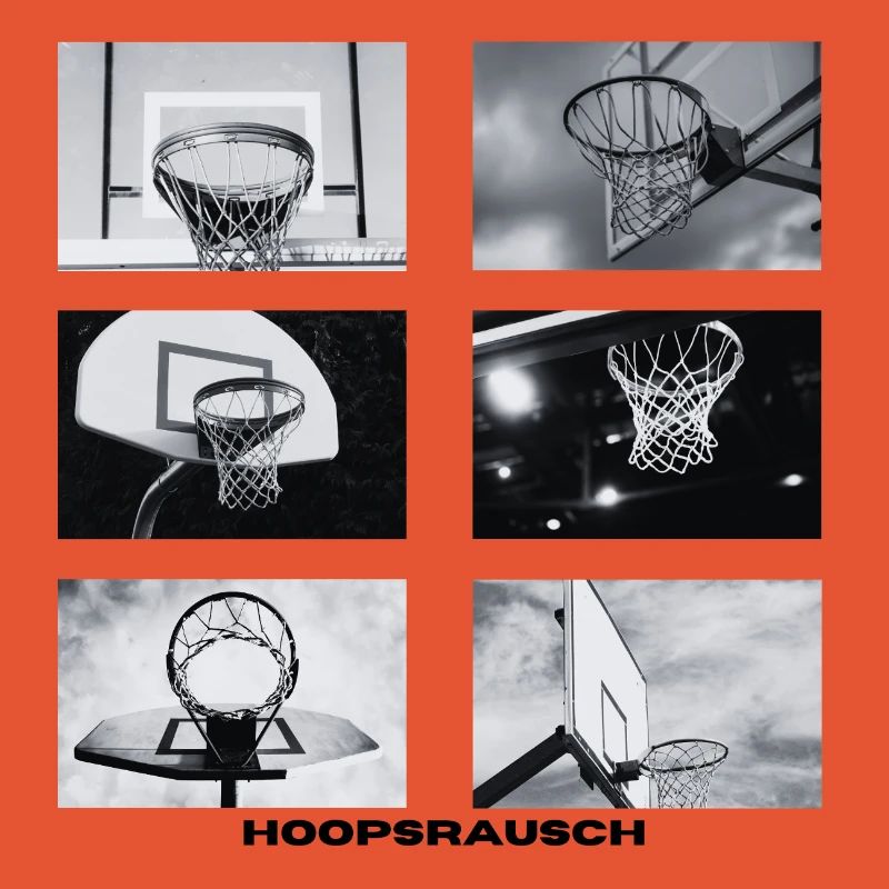 Hoopsrausch BW Collage