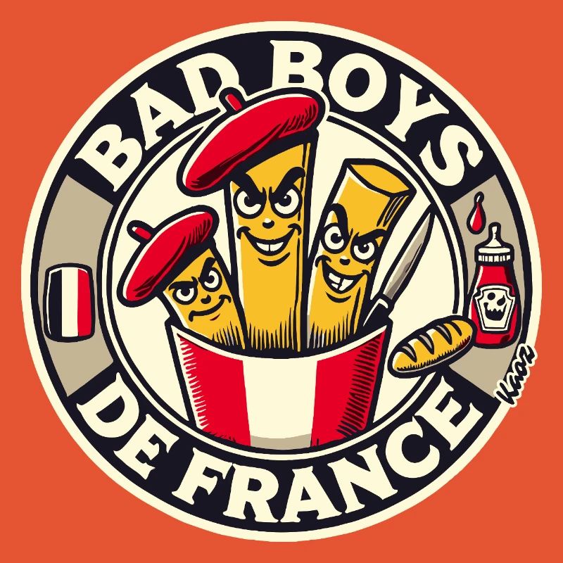 Conception du trio de bérets frites