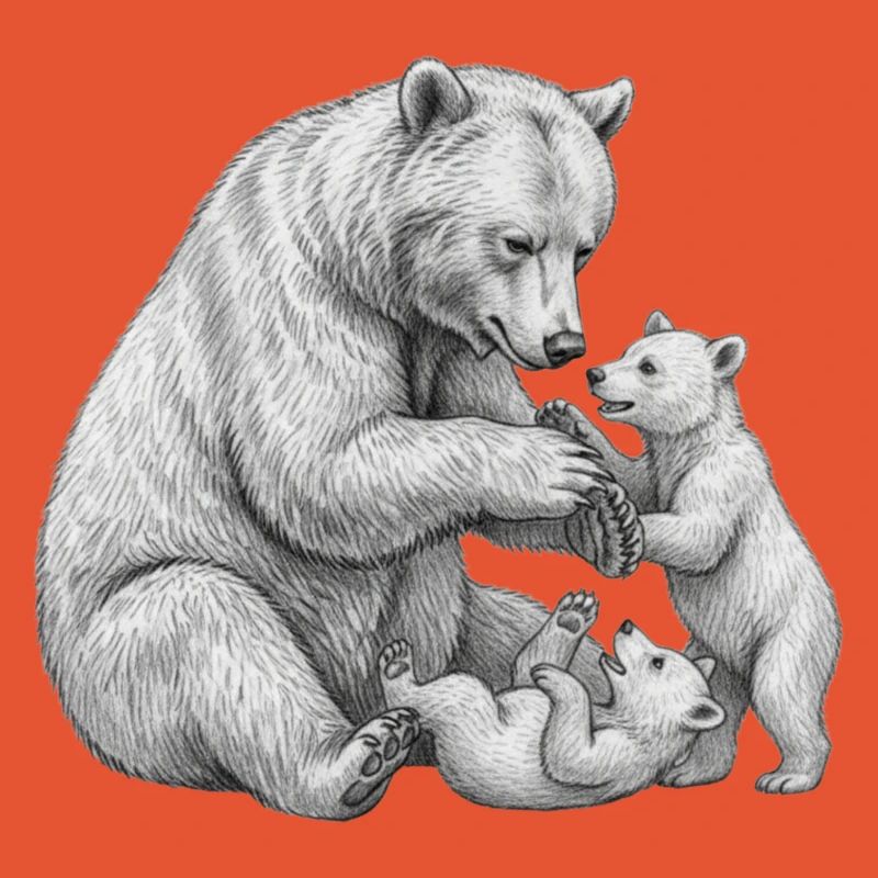Ours et ses petits 