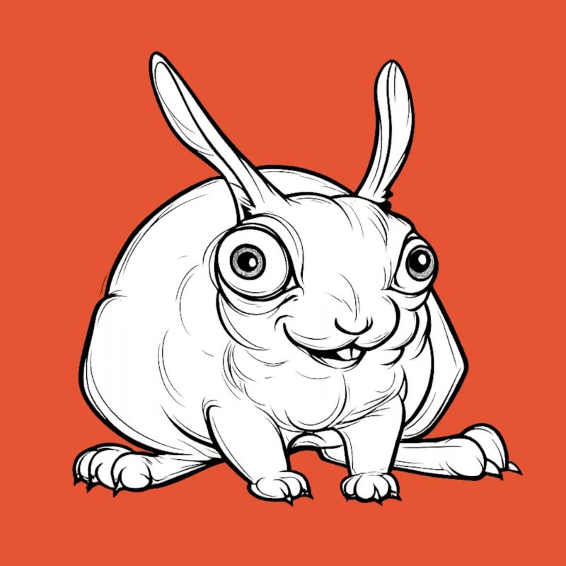 lapin flippant
