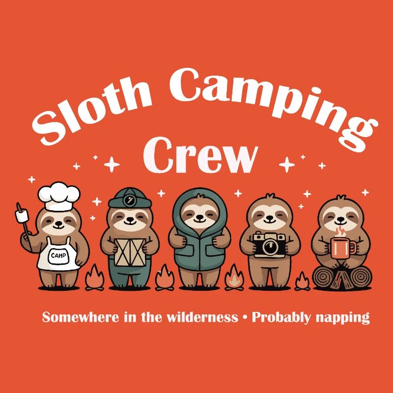 Sloth Camping Crew