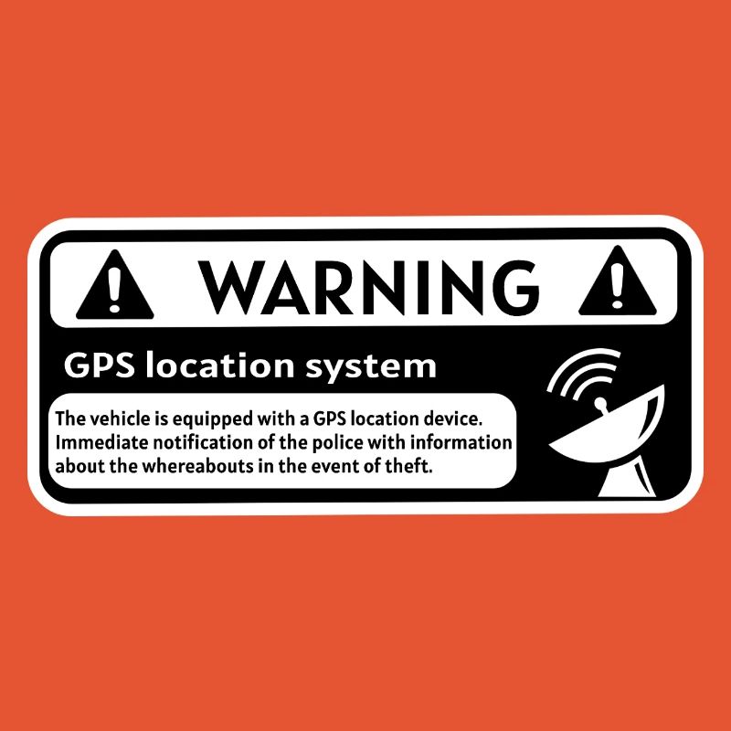Alerte GPS Sticker 
