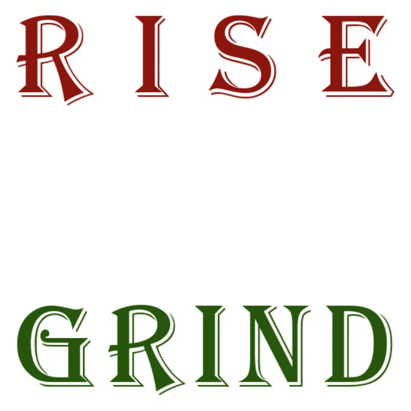 Conception de motivation Rising & Grinding