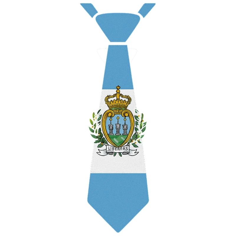 Cravate de Saint-Marin – Conception du drapeau