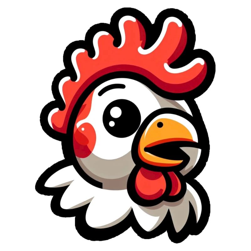 Huhn Kopf Comic