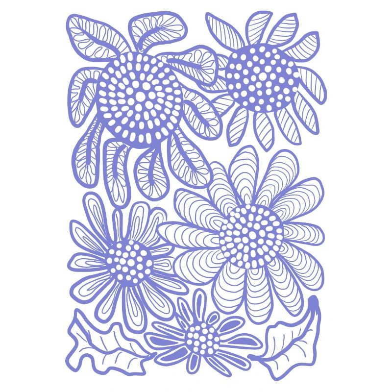 Floral Linework Bloom