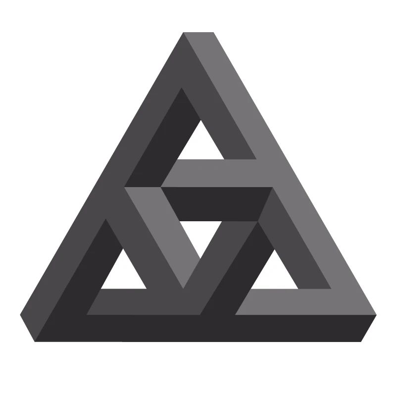 Abstract Geometry Pattern in Gray
