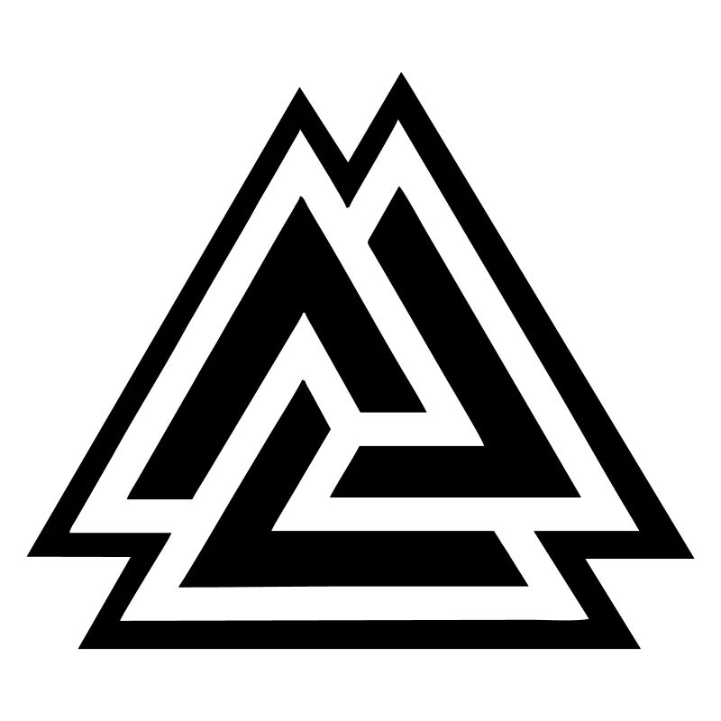 Valknut Knoten der Gefallenen in der Schlacht