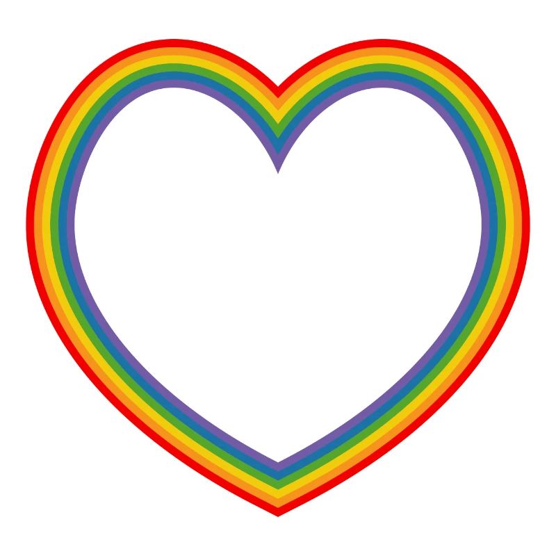 LGBT Regenbogen Herz lgbt csd tshirt