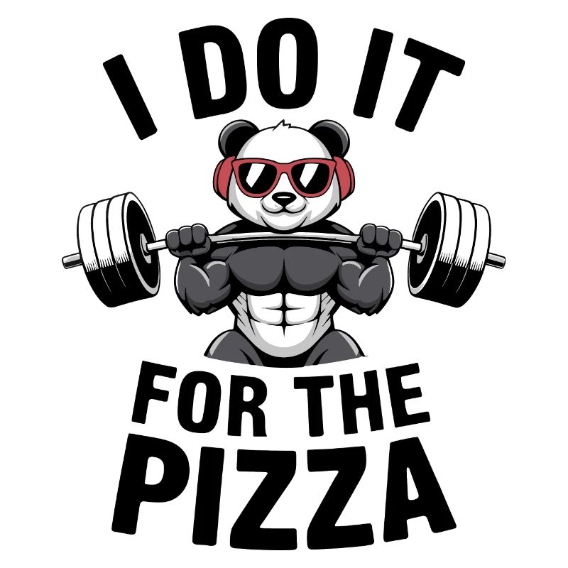 Je le fais pour le bodybuilder Pizza Barbell