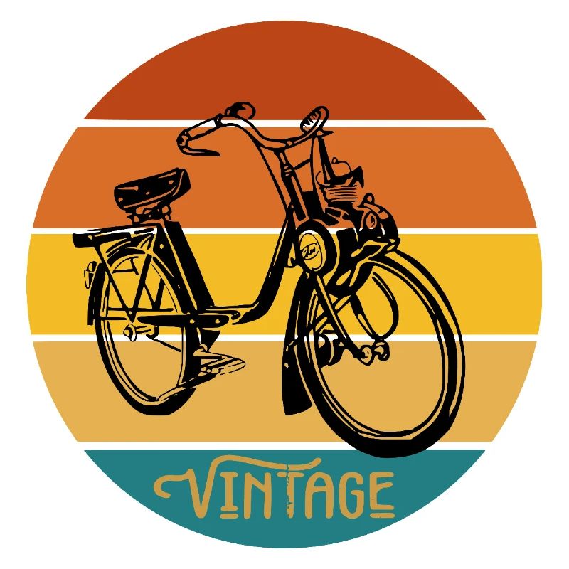 Vintage moped
