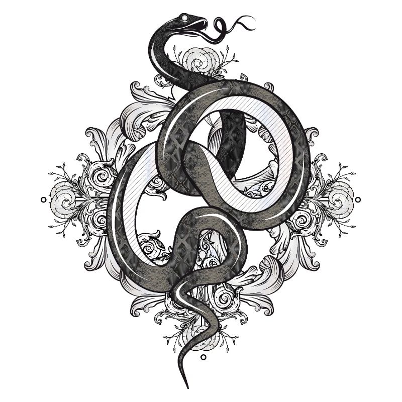Mystical Snake Ornament – Elegant & Powerful