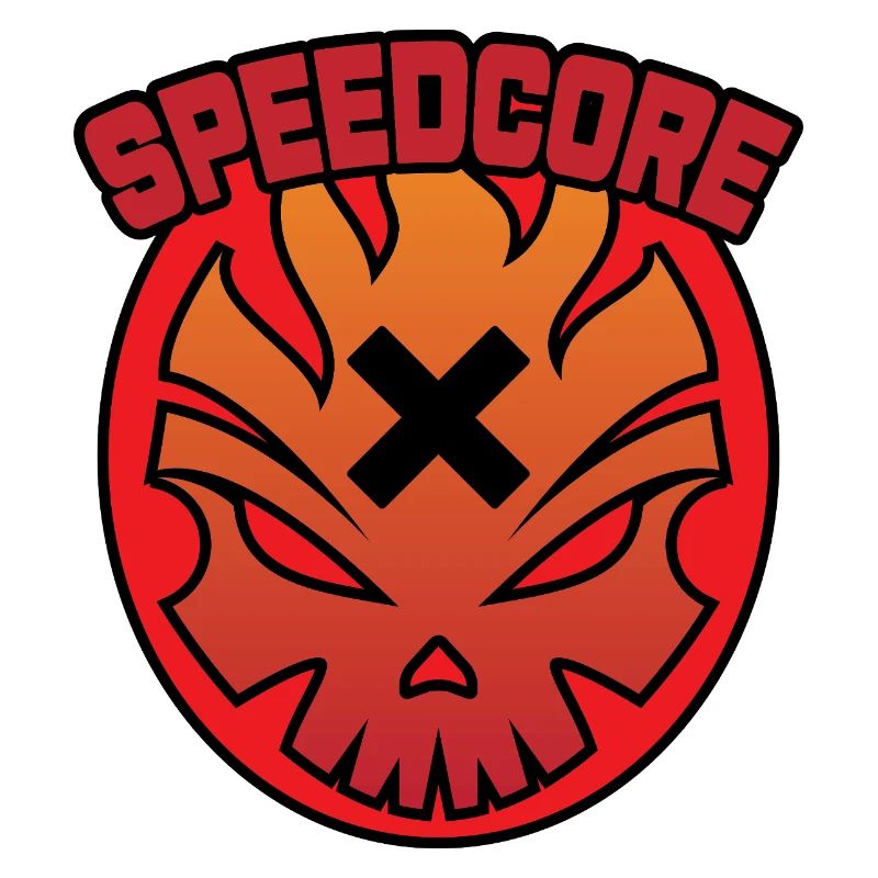 Speedcore Flame Skull
