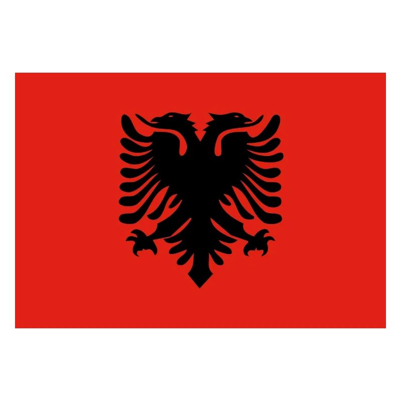 Conception du drapeau de l’aigle albanais