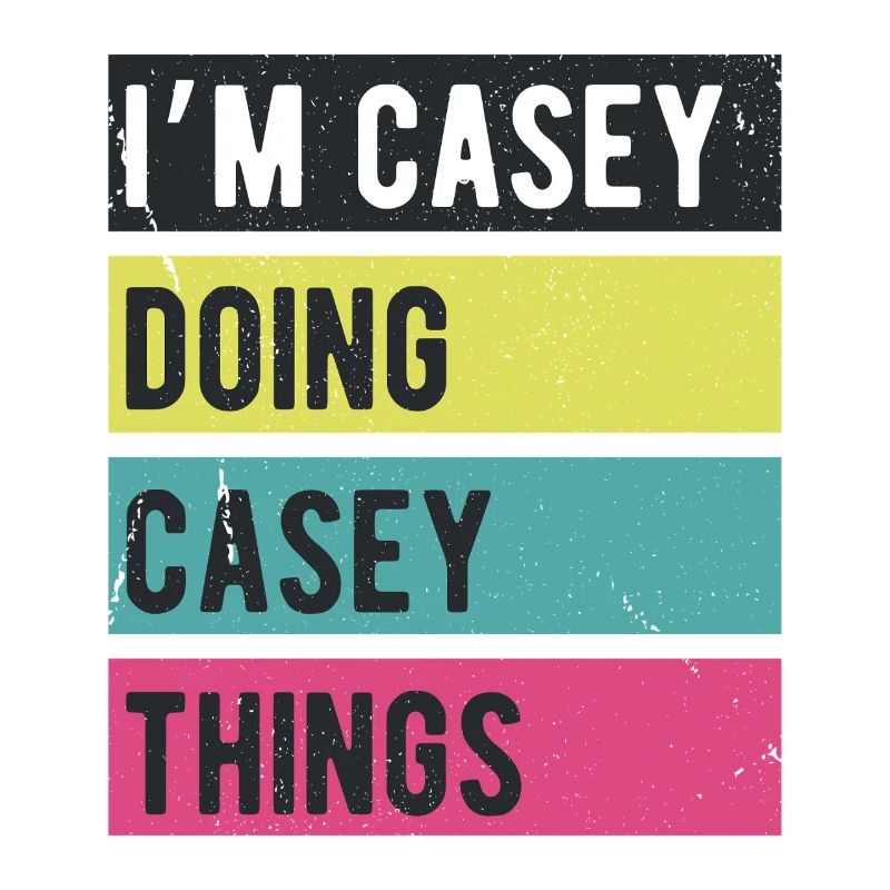 I’m Casey Doing Casey Things Retro Colors