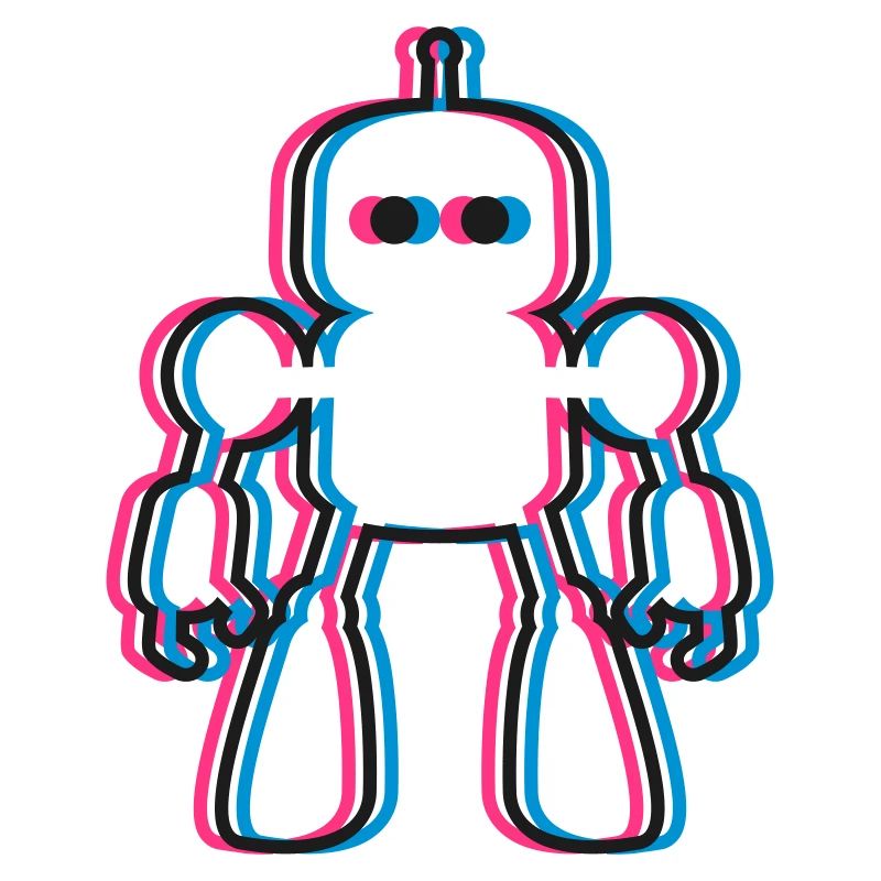 Robot 3D Effect AI Sci-Fi