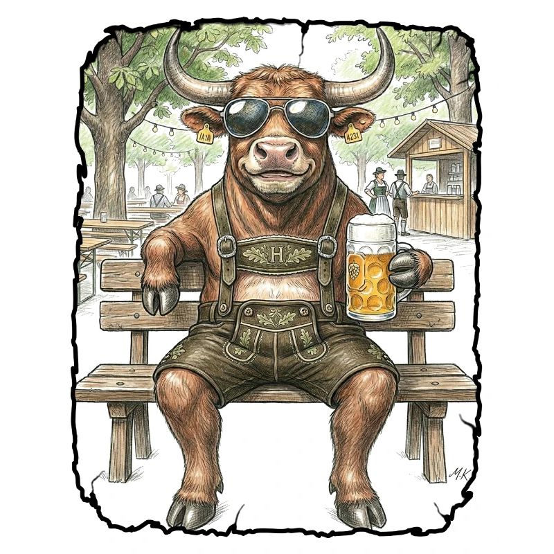 Stier Bulle Biergarten