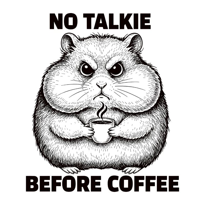 Pas de conversation devant un hamster amateur de café
