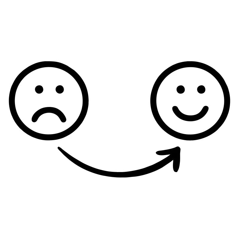 De la tristesse à la joyeuse transparence