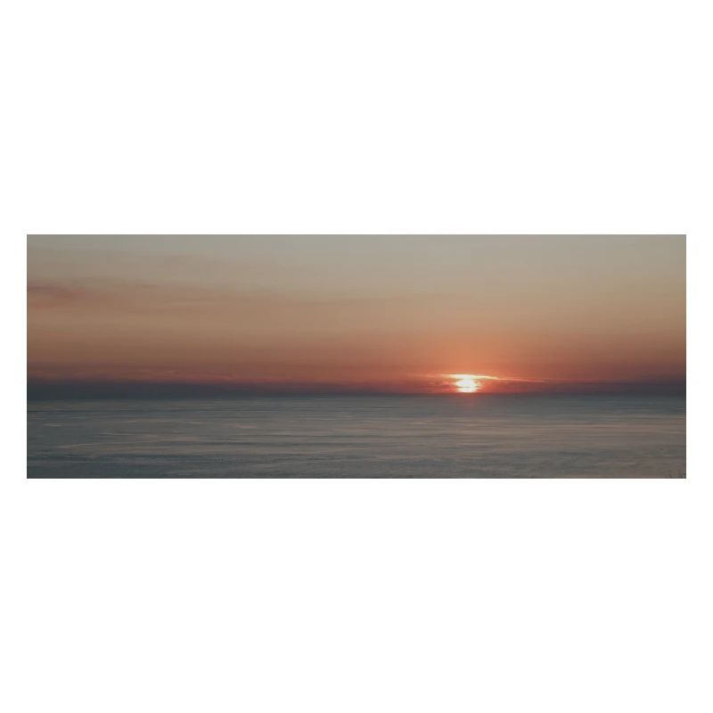 Coucher de soleil sur la mer