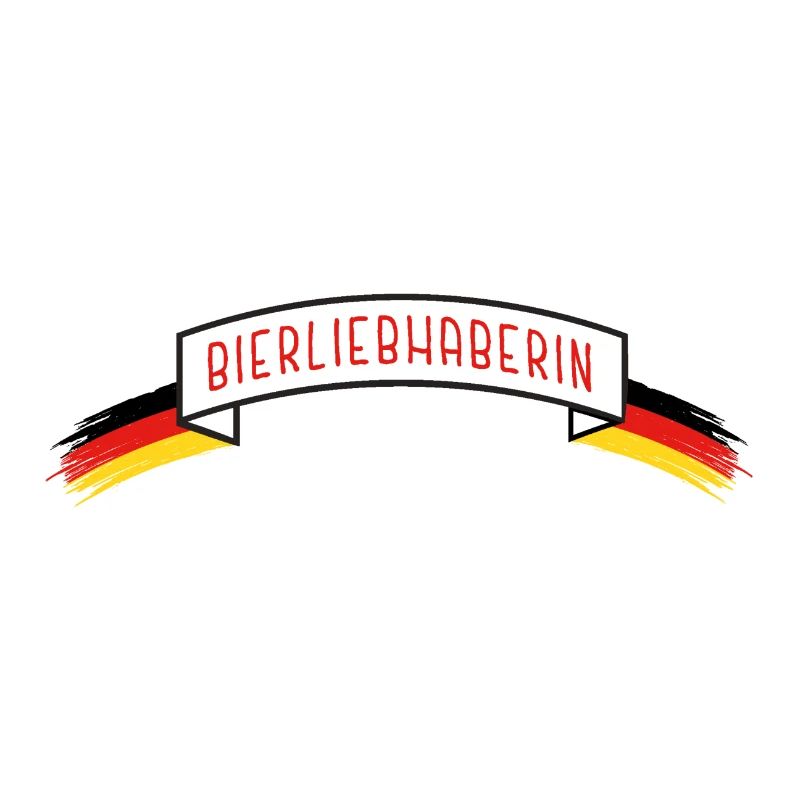 Bierliebhaberin mit DE-Flagge