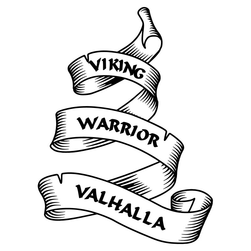 Wikinger Wimpel oder Banner transparent