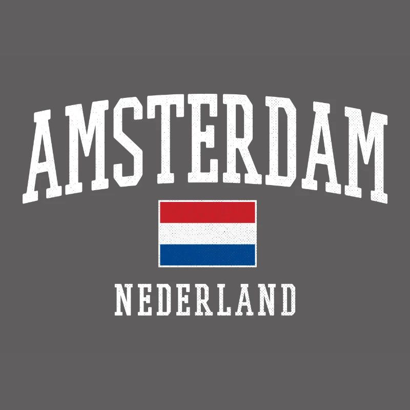 Conception du drapeau Amsterdam NL