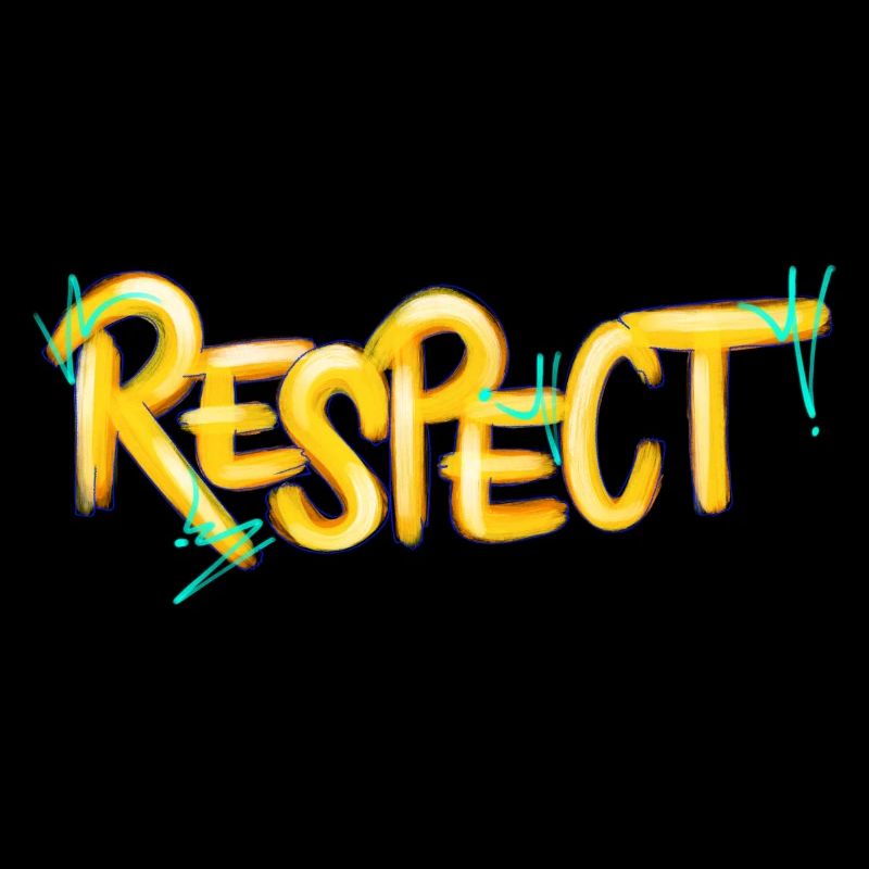 Respect au lettrage graffiti