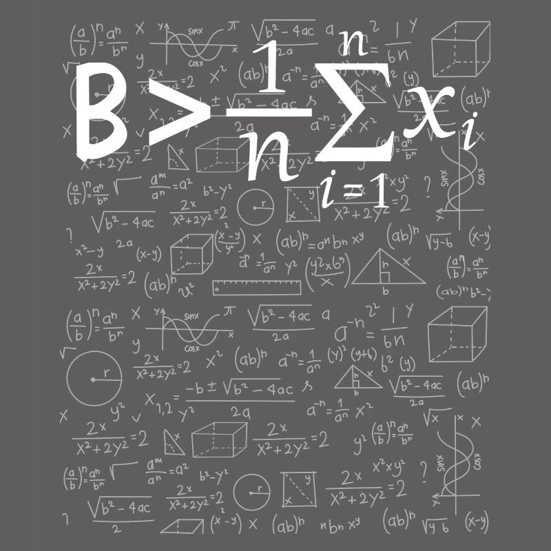 Math inspiration Be Greater Than Average