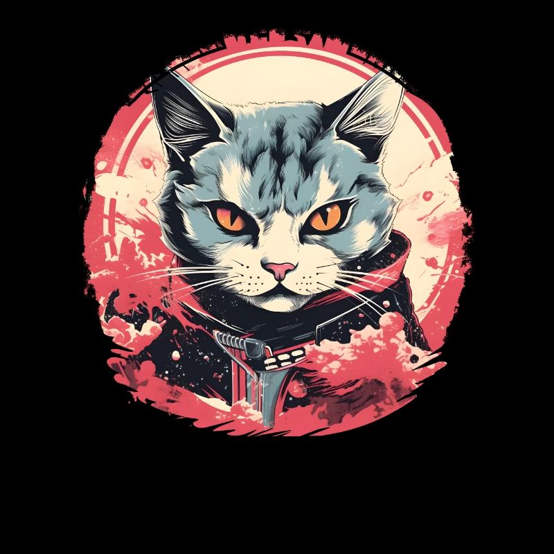 Cat Anime Style