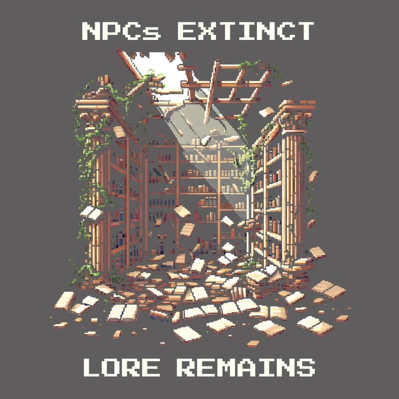NPCs gone, lore stays | Post-apocalyptic