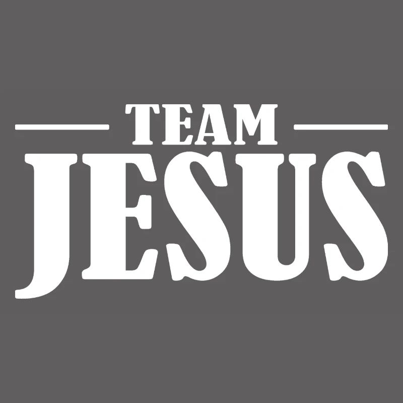 Conception du lettrage de l’équipe Jésus