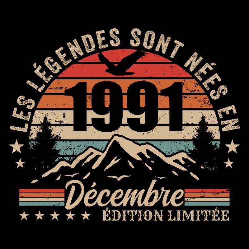 Rétro Décembre 1991 - Cadeau 34 Ans