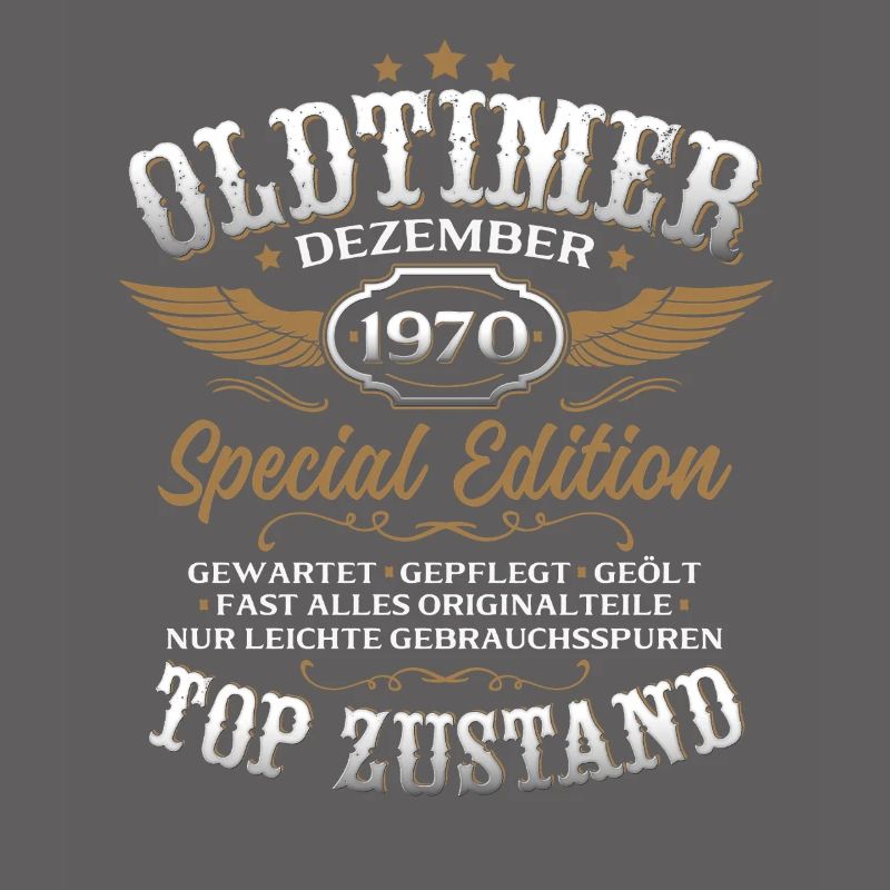 55. Geburtstag Geschenk Oldtimer Dezember 1970