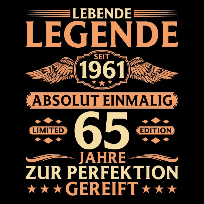 65e anniversaire Absolument unique Né en 1961