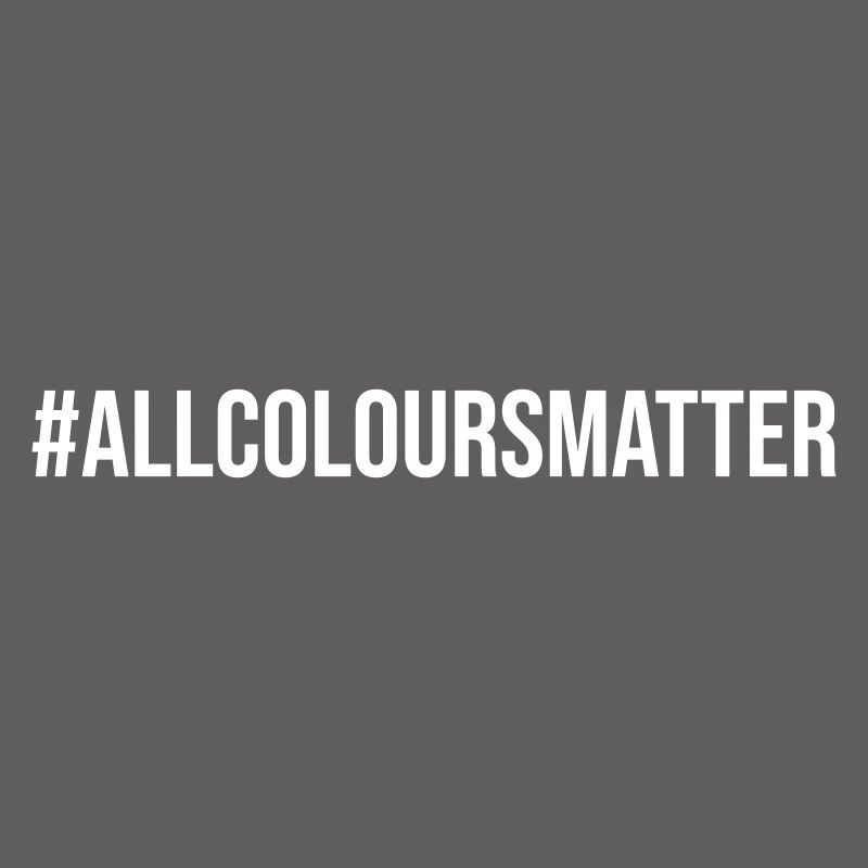 Hashtag Toutes les couleurs comptent Dire Déclaration