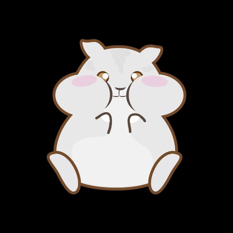 funny animals child motifs hamster eats nuts