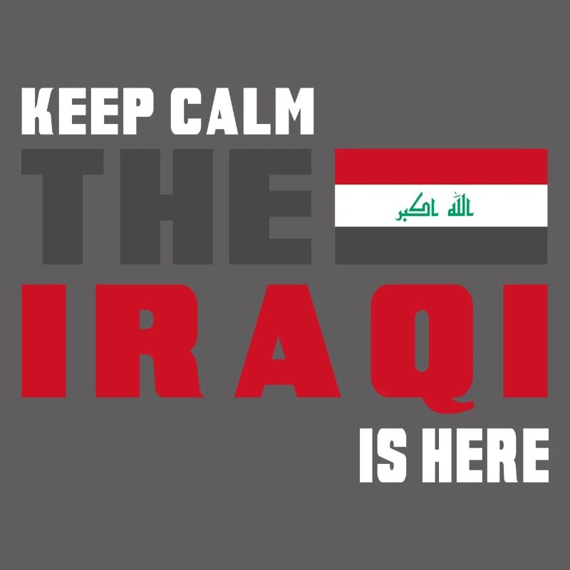 Drapeau Irak Keep Calm