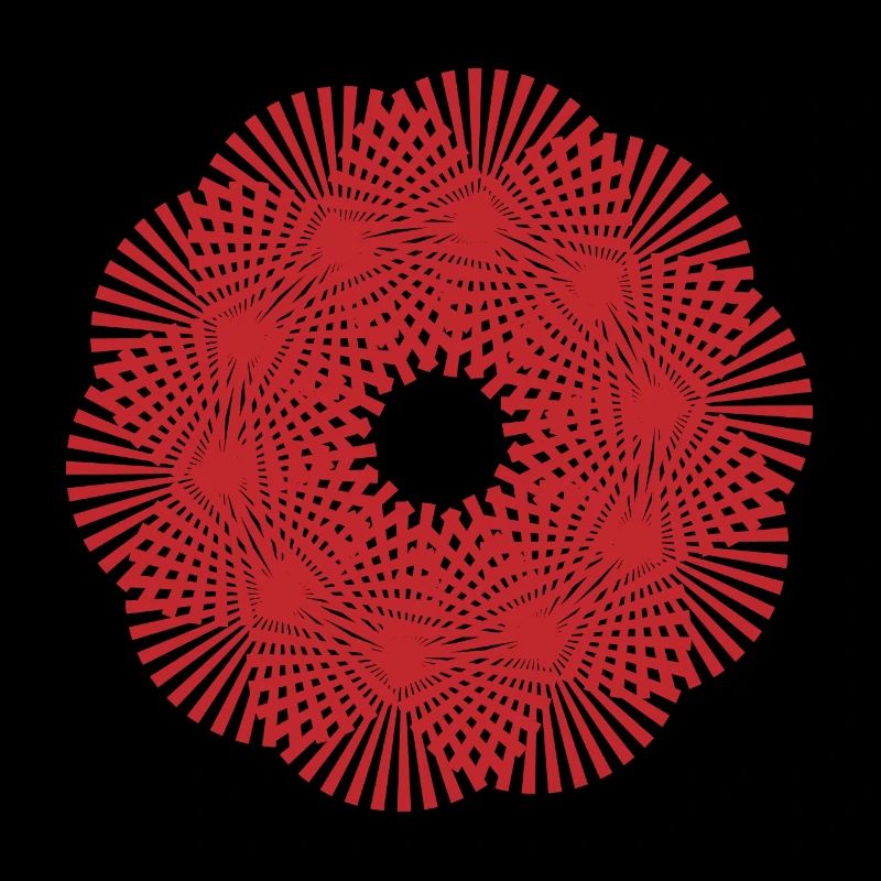 Mandala | Rayons de soleil | Modèle