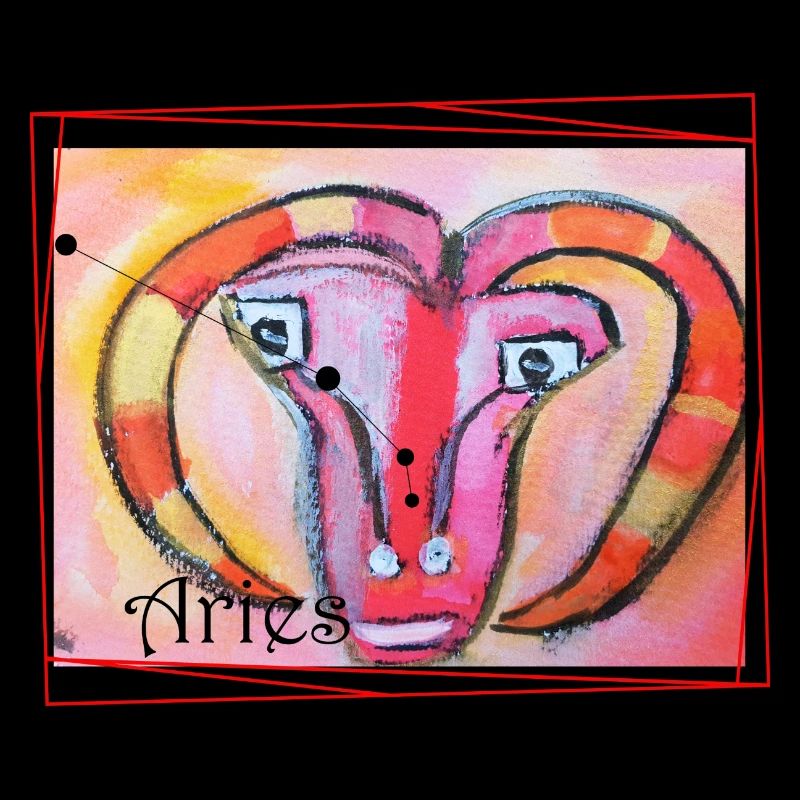 Widder Regenbogen Himmlische Kunst