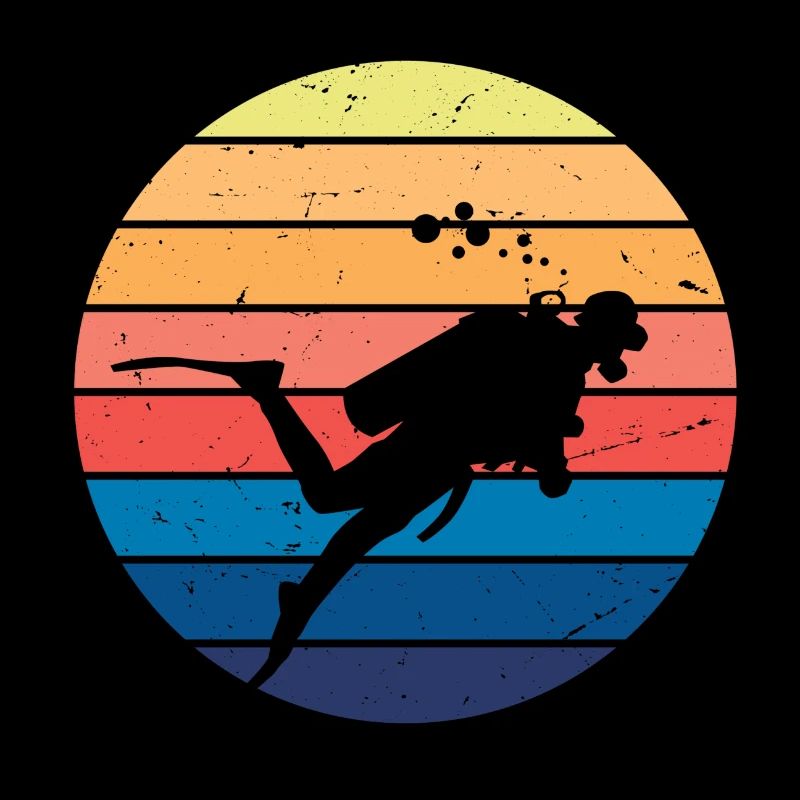 Plongeur Retro Vibe