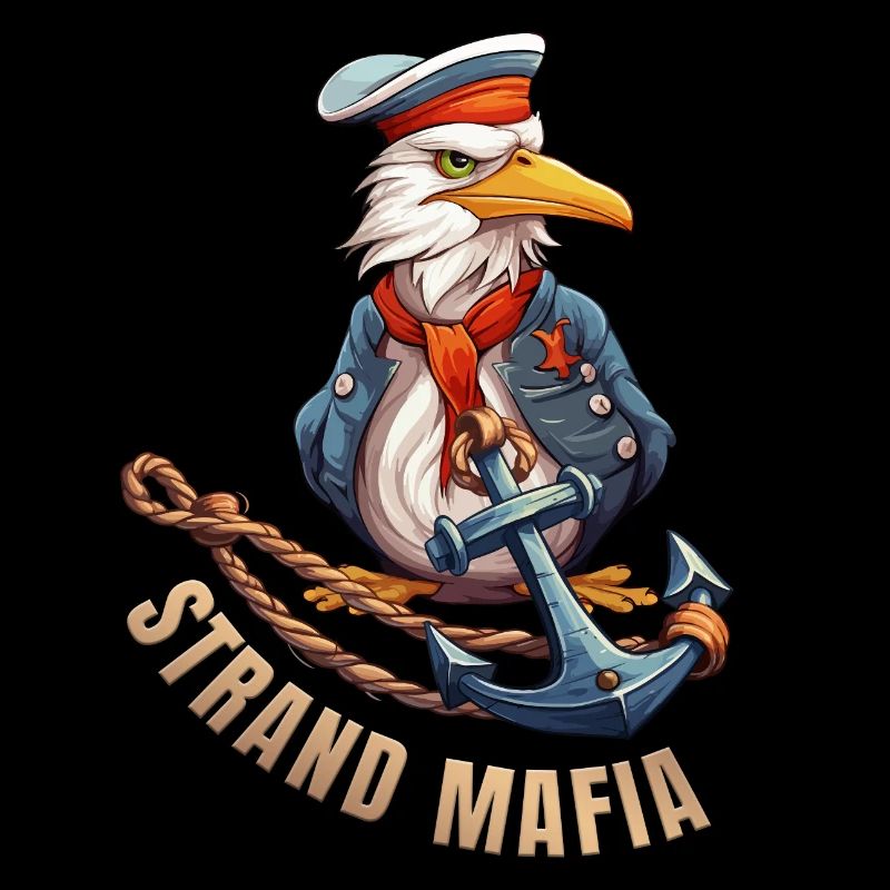 Seefahrer Adler mit Anker