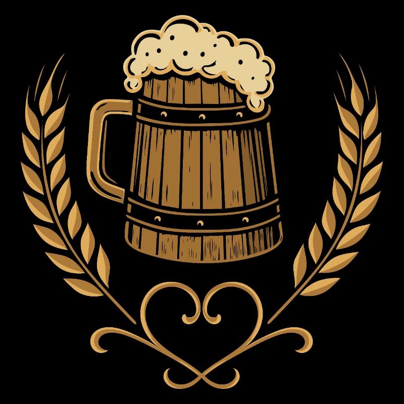 Zünftiger Bierkrug - Volksfest & Biergarten