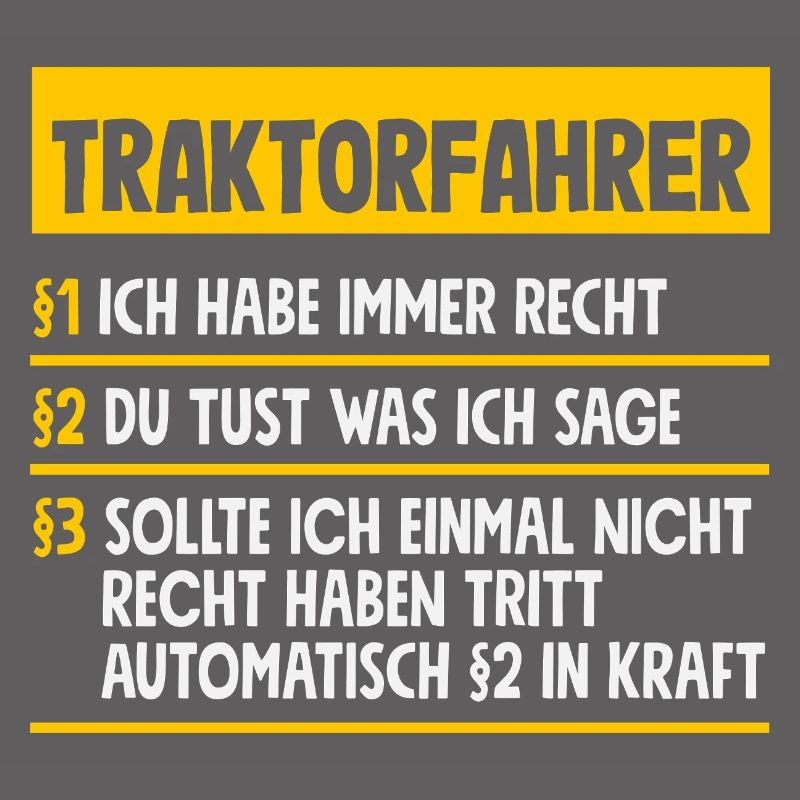 Lustiges Traktorfahrer Traktor Geschenk