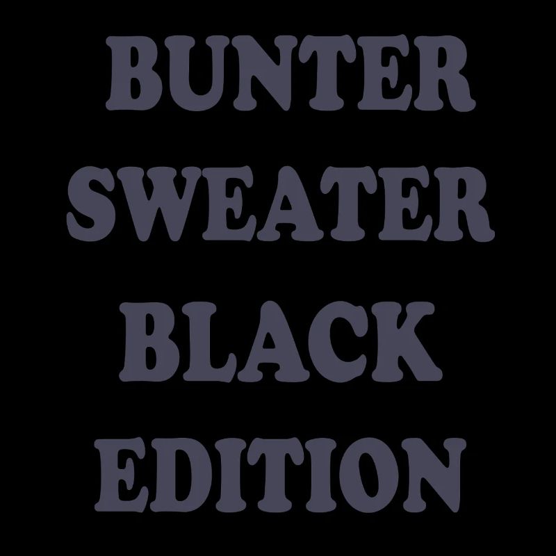 Bunter Sweater Black Edition