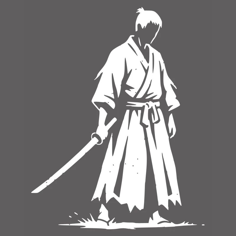 Sad Ronin Samurai Warrior