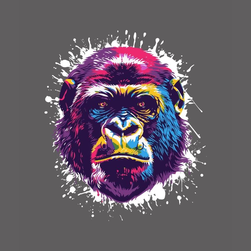 Gorilla Pop Art Monkey Monkey